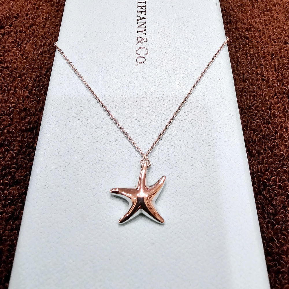 Tiffany & Co. Silver Starfish Necklace